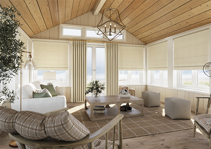 Wexley, Rich Cream - Twist&Fit Roman Blind - Image 7